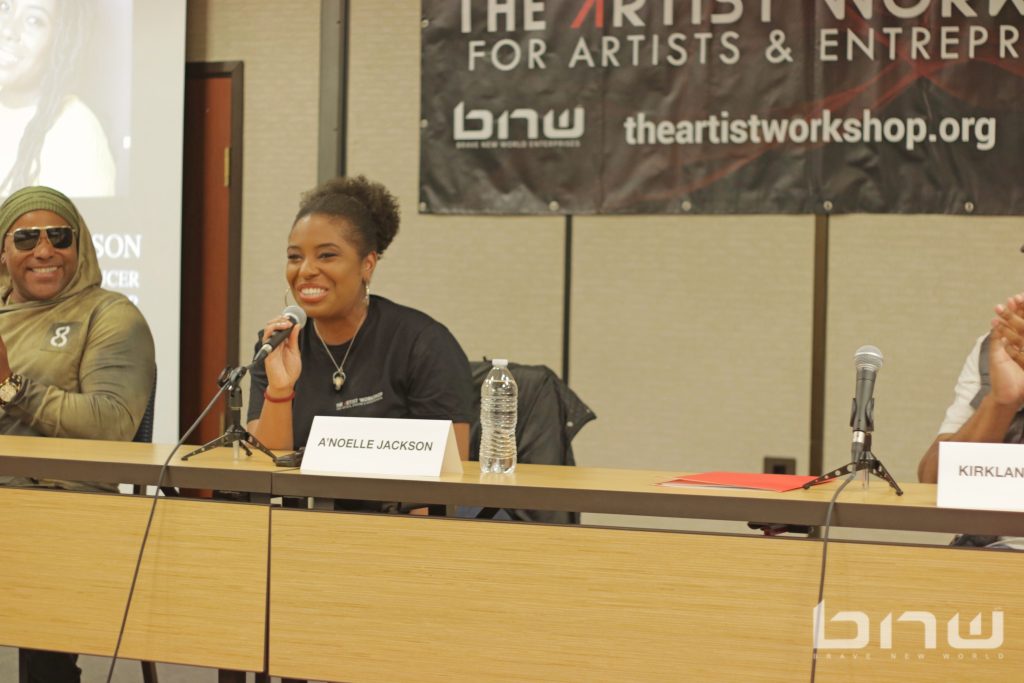 A'Noelle Jackson speaks at The Artist Workshop: The Actor