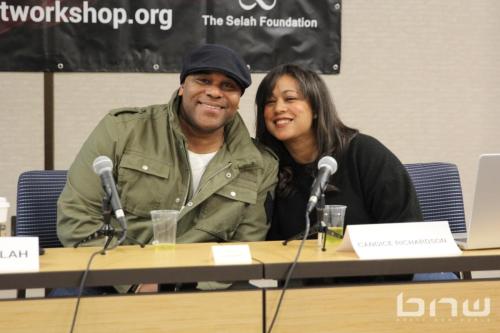 Shyan Selah and Candice Richardson at The Artist Workshop: Production 101