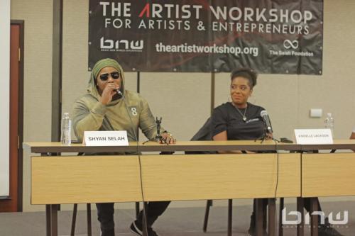 Shyan Selah speaks alongside A'Noelle Jackson at The Artist Workshop: The Actor.