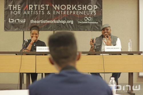 A'Noelle Jackson and Kirkland Morris at The Artist Workshop: The Actor.