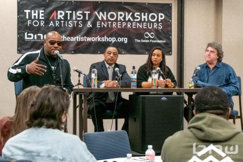 Shyan Selah speaks at The Artist Workshop: Music and Entertainment 101
